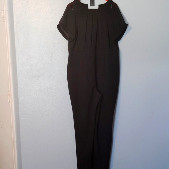 Vince Camuto Jumpsuit Size 16 W Black - Picture 1 of 16